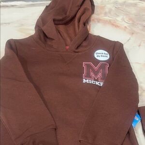 Kids Brown Hoodie Set